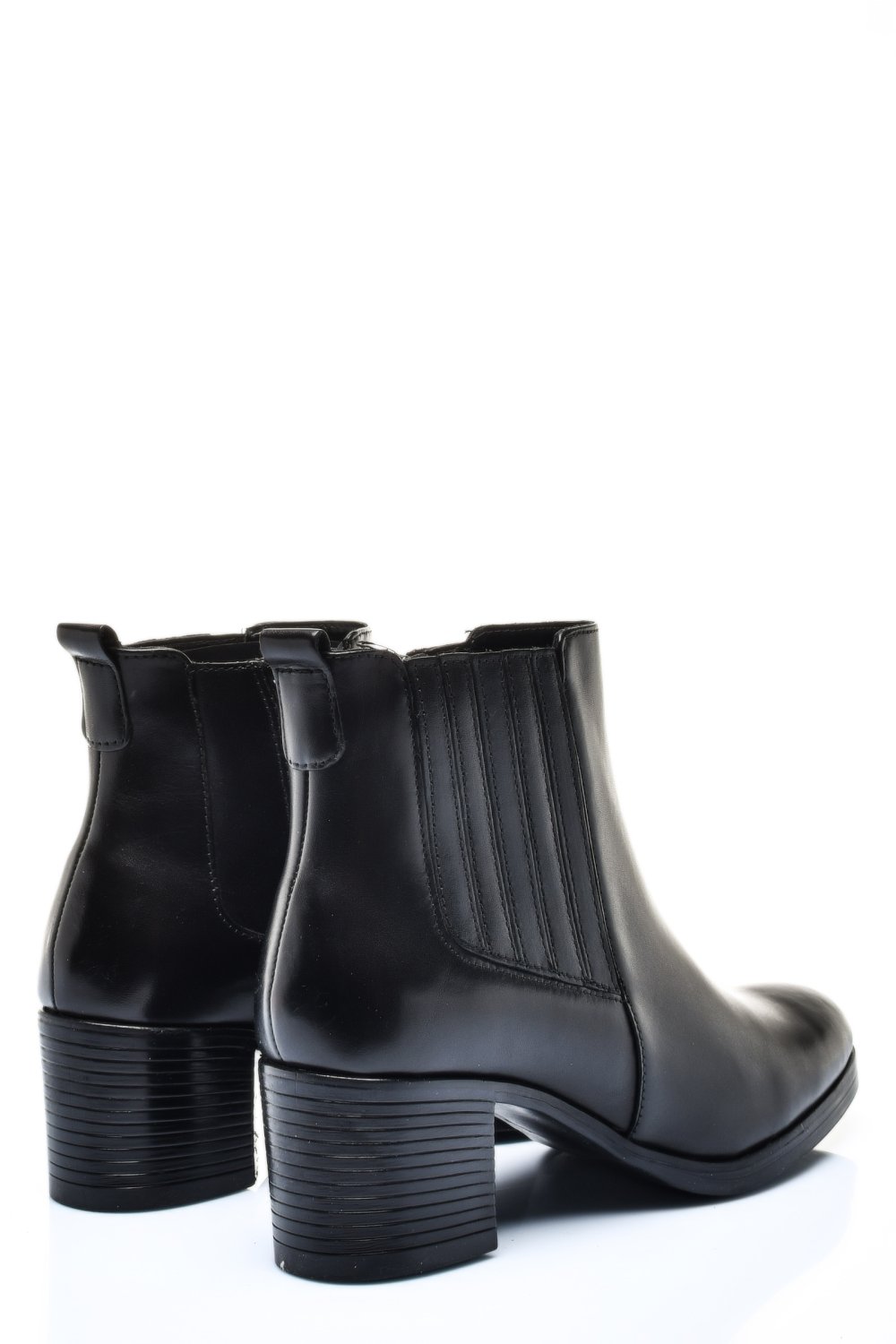 Fekete természetes bőr bokacsizma ws7hh70h13