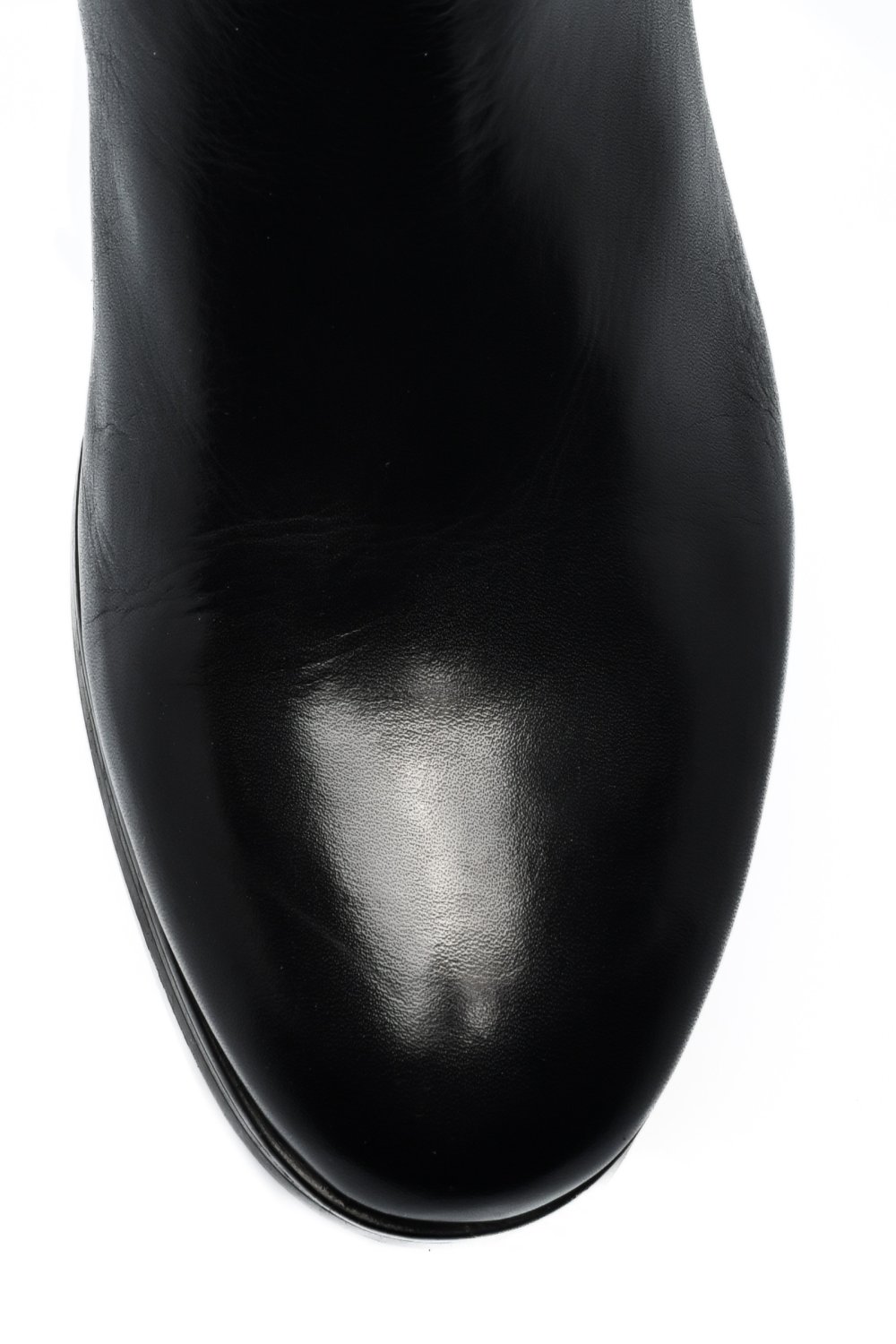 Fekete természetes bőr bokacsizma ws7hh70h13