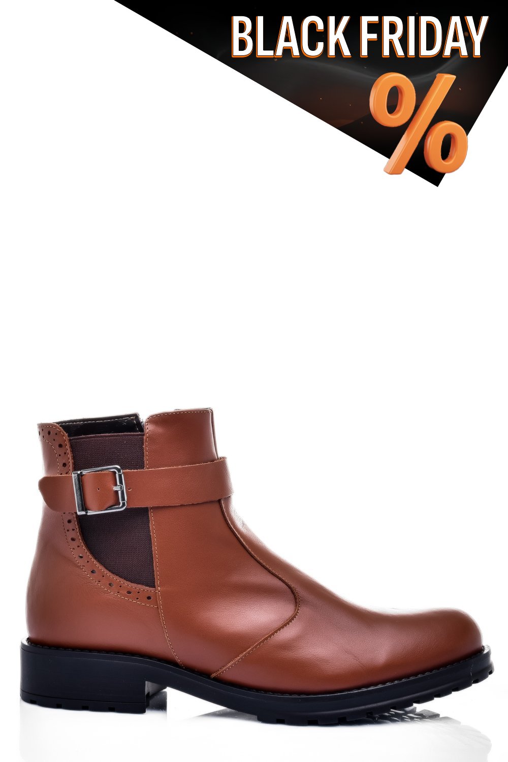 Barna természetes bőr bakancs 0s7h82