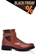 Barna természetes bőr bakancs 0s7h82