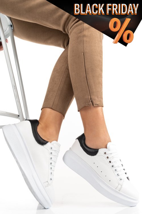 Fehér természetes bőr sport cipők 2s7h01684np