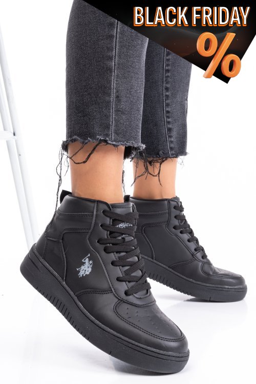 Us polo assn fekete sportcipők as7hristo-hi-1pr