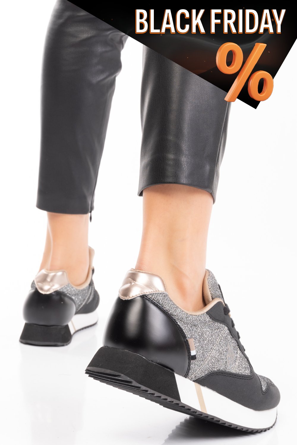 Us polo assn fekete sportcipők ts7hyna001