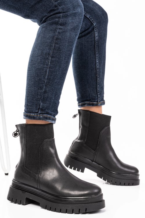 Lumberjack fekete természetes bőr ms7hilky