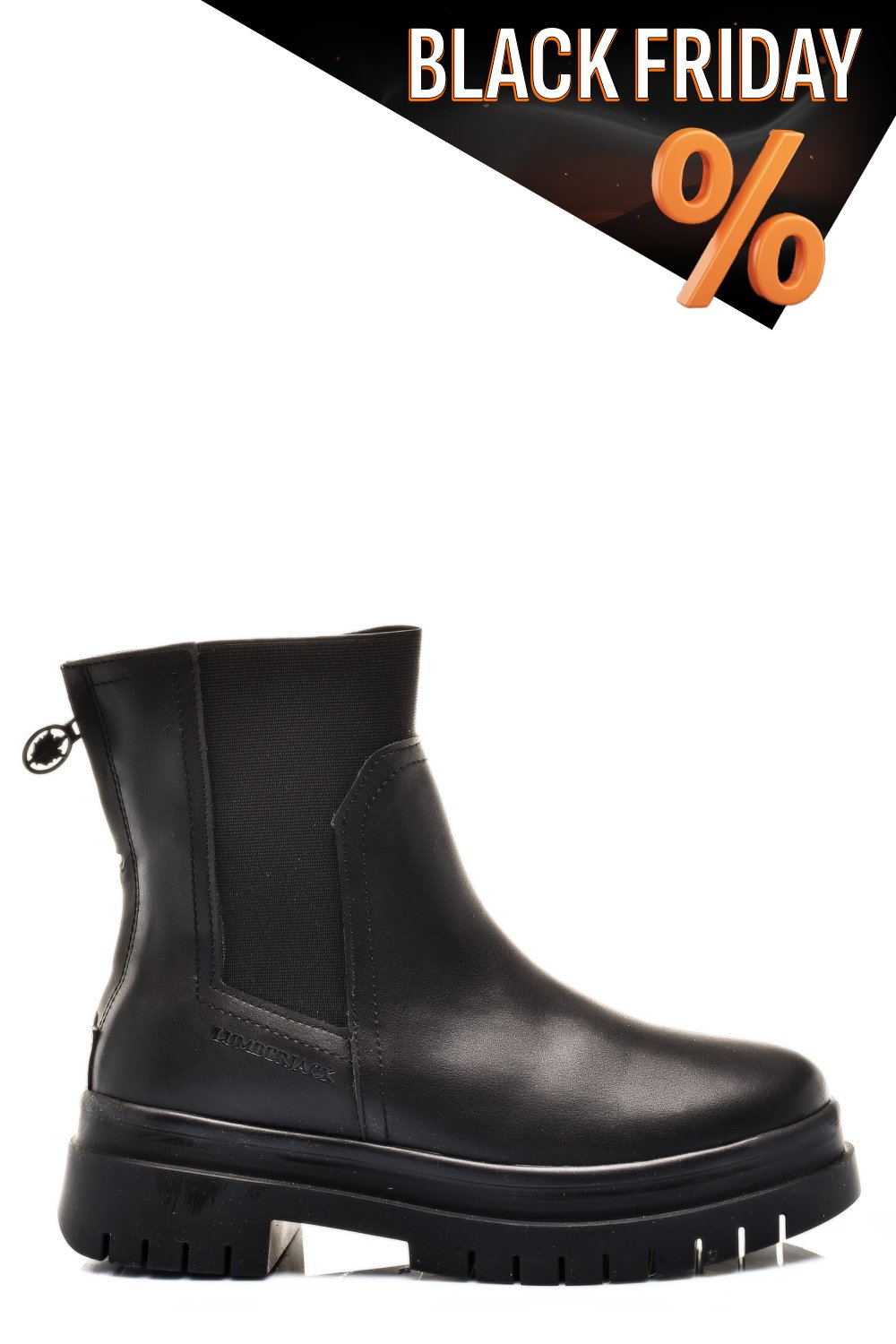 Lumberjack fekete természetes bőr ms7hilky