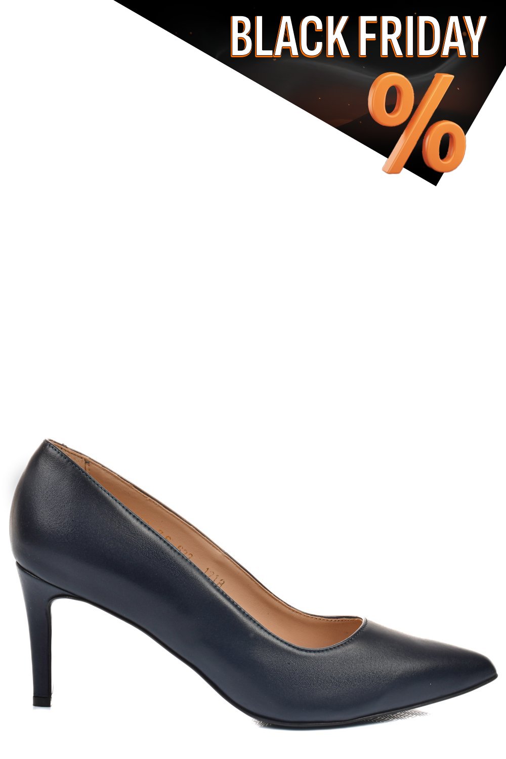 Kék természetes bőr magassarkú cipők 1s7h218