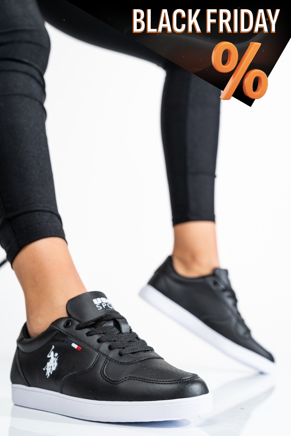 Us polo assn fekete sportcipők ts7hhunder