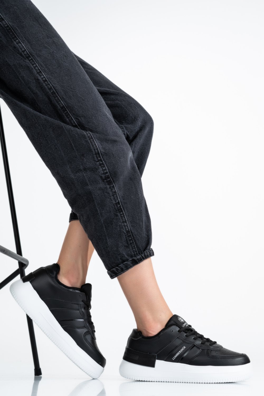 Lumberjack fekete sportcipők fs7hreya