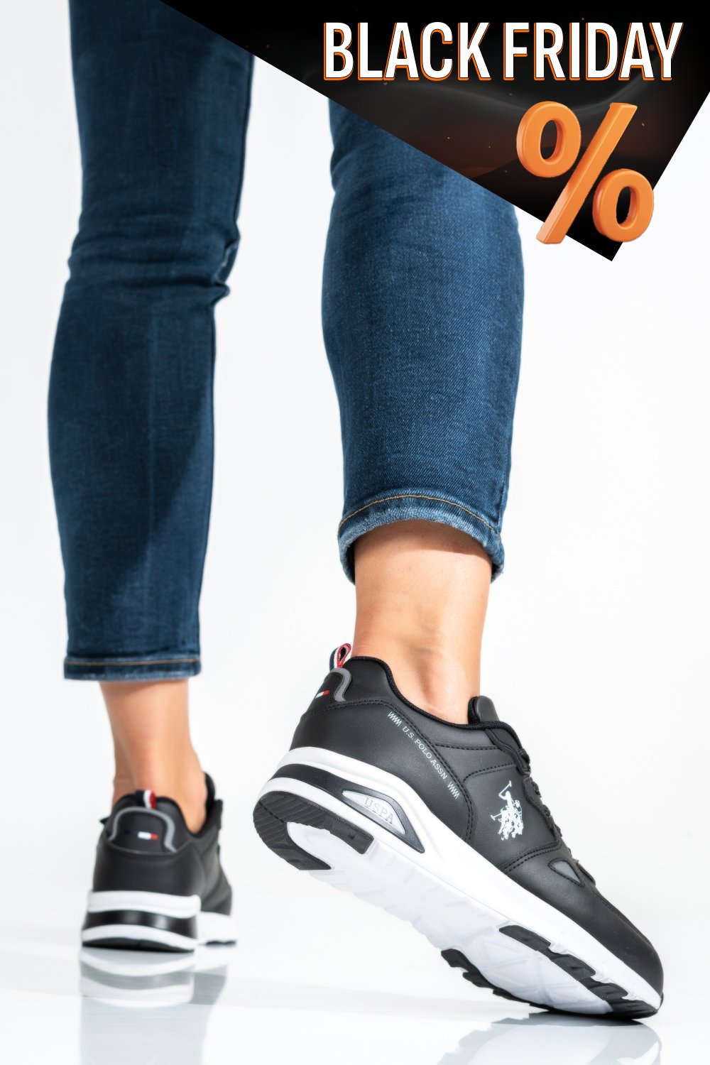 Us polo assn fekete sportcipők vs7hance