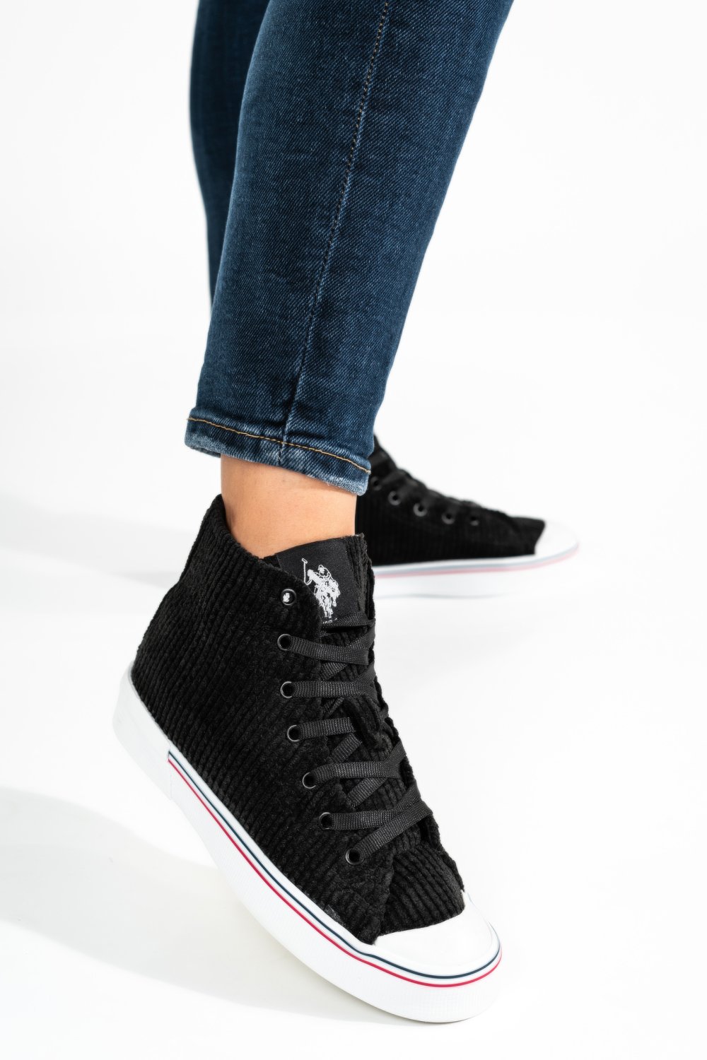 Us polo assn fekete sportcipők ps7henelope-2pr