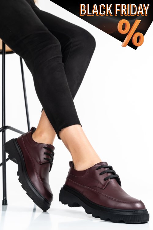 Bordó természetes bőr  7s7h156