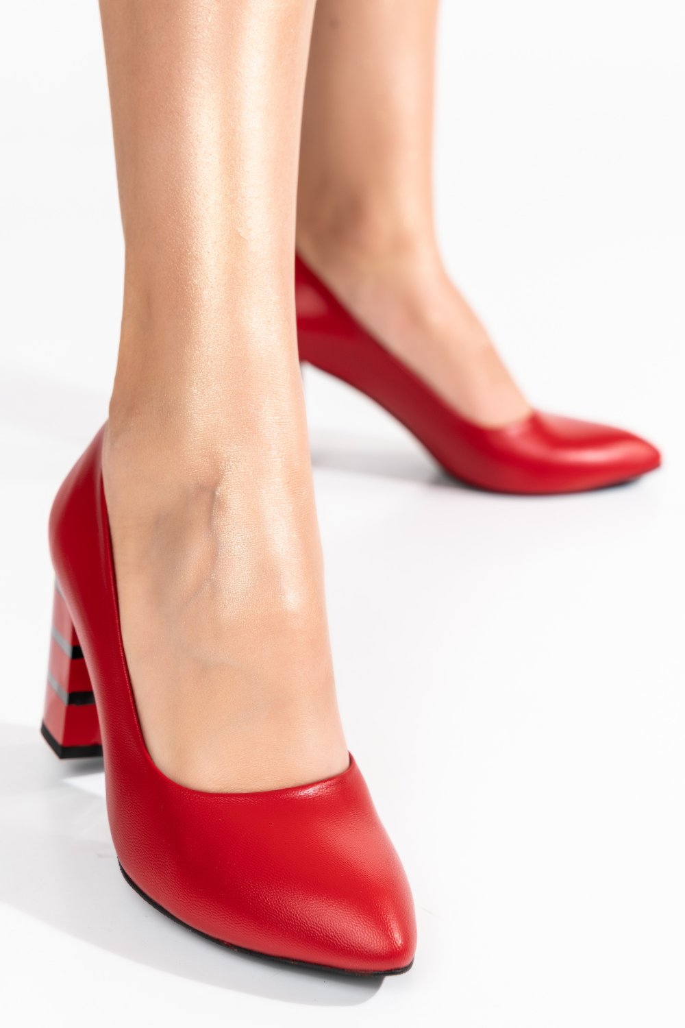 Természetes bőr magassarkú cipők 5s7h99-1