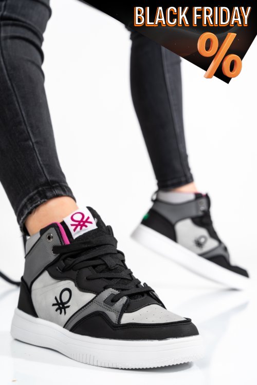 Benetton szürke sportcipők bs7htw227601