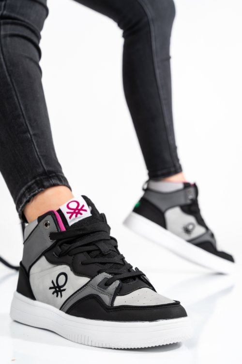 Benetton szürke sportcipők bs7htw227601