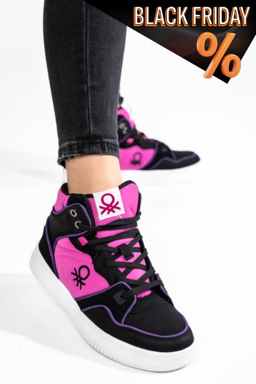 Benetton mályva sportcipők bs7htw227600