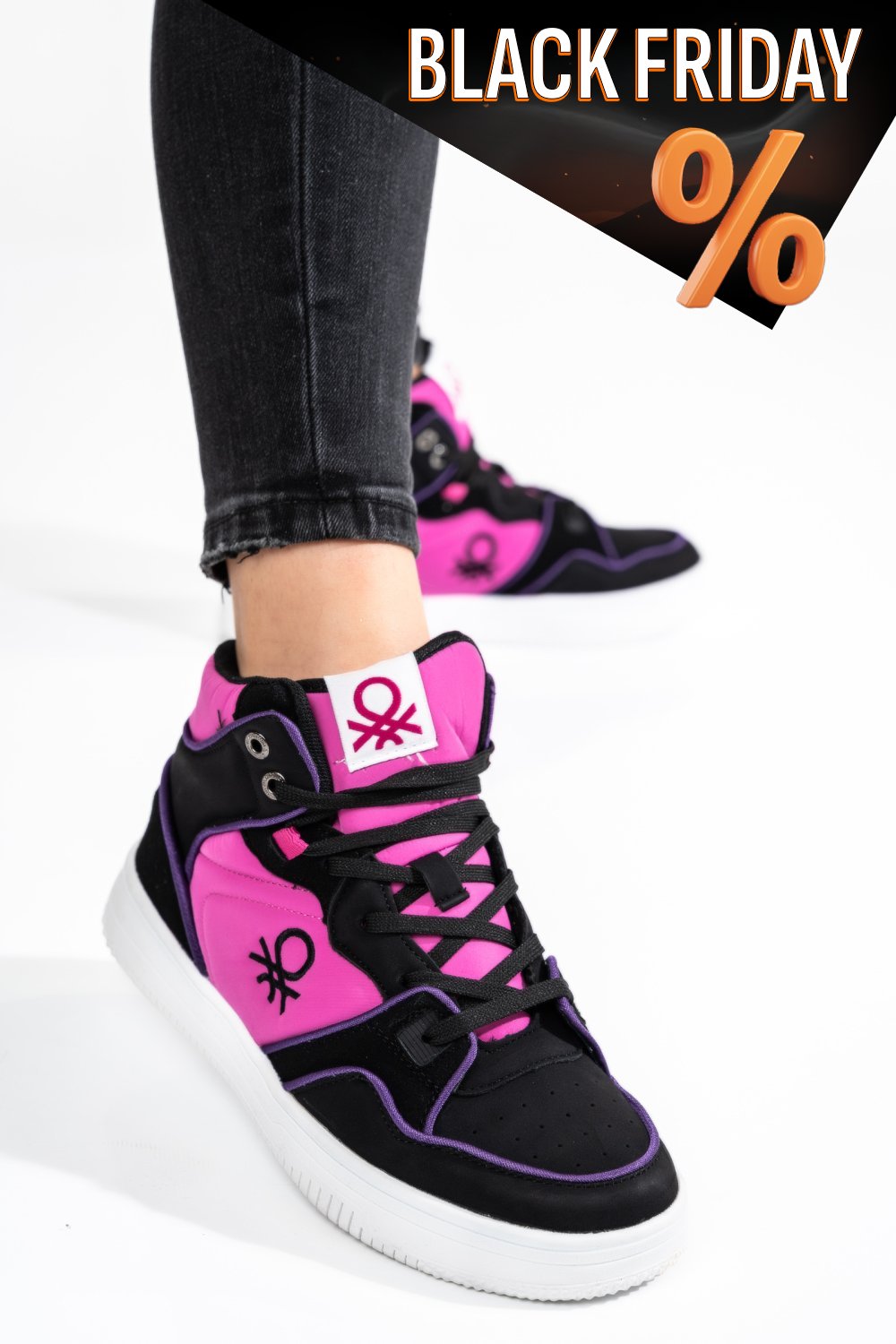 Benetton mályva sportcipők bs7htw227600