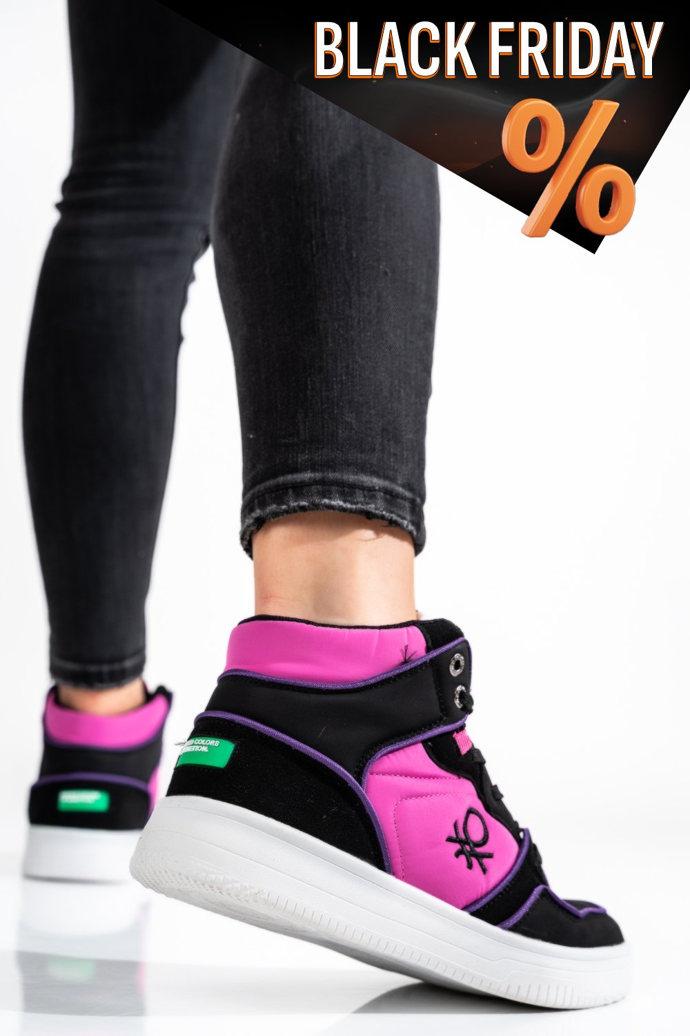 Benetton mályva sportcipők bs7htw227600