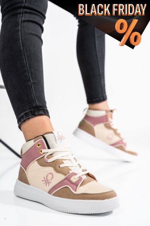 Benetton bézs sportcipők bs7htw227601
