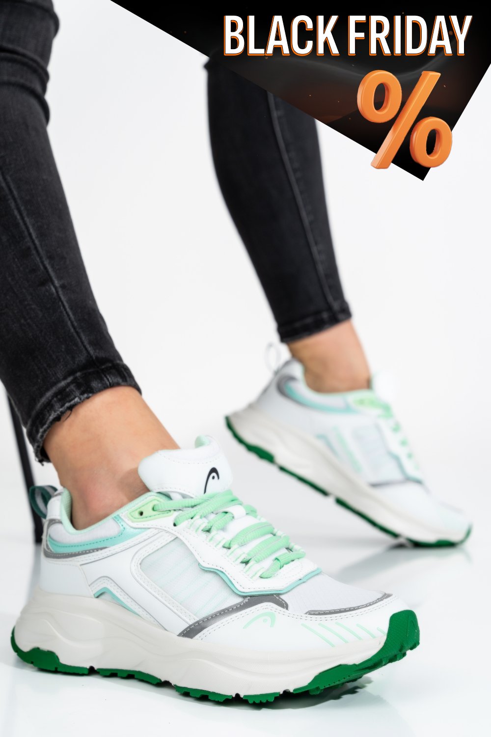 Head zöld sportcipők hs7hdwc07200