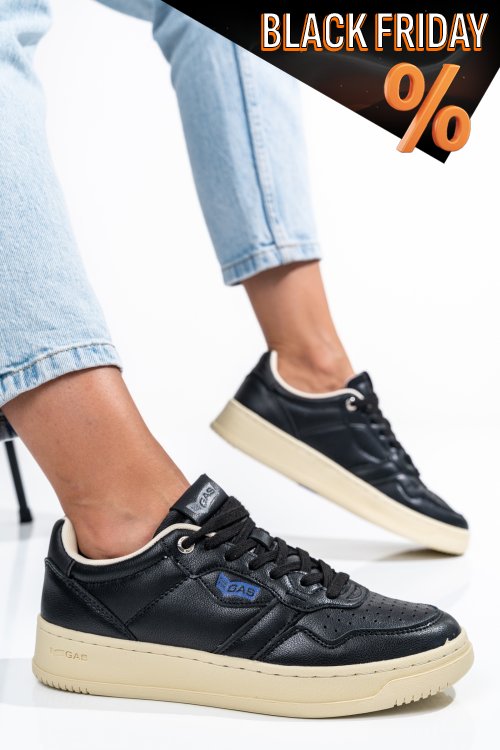 Gas fekete sportcipők gs7haw314301