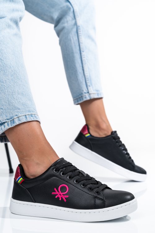 Benetton rózsaszín sportcipők bs7htw314000