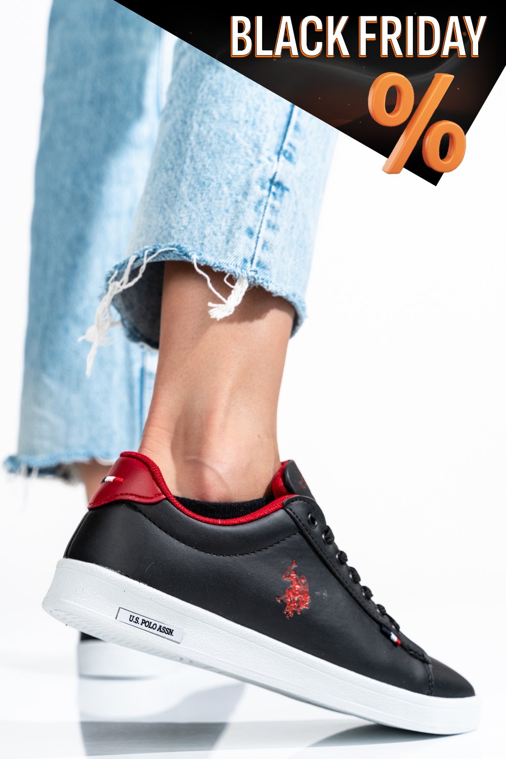 Us polo assn fekete sportcipők fs7hranco-gsn