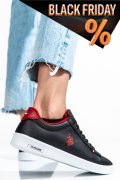 Us polo assn fekete sportcipők fs7hranco-gsn