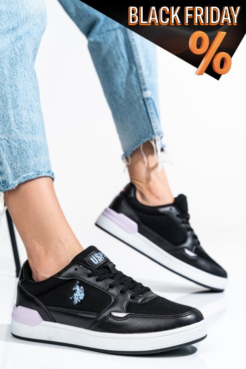 Us polo assn fekete sportcipők ps7hark