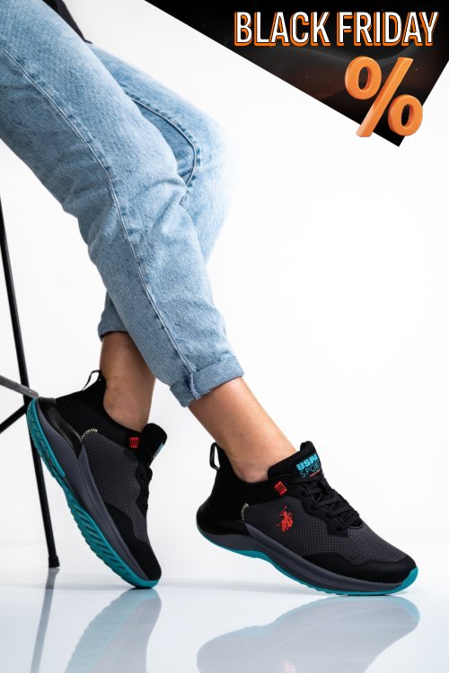 Us polo assn fekete sportcipők fs7hlorin