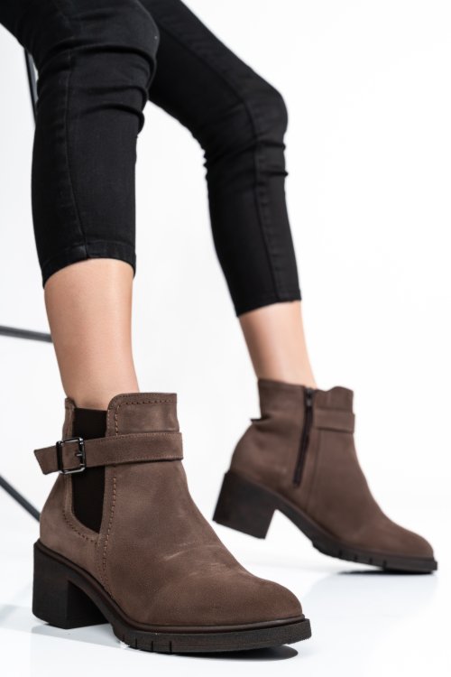 Bézs természetes bőr bakancs 2s7h32-025sp