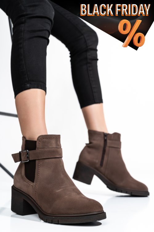 Bézs természetes bőr bakancs 2s7h32-025sp