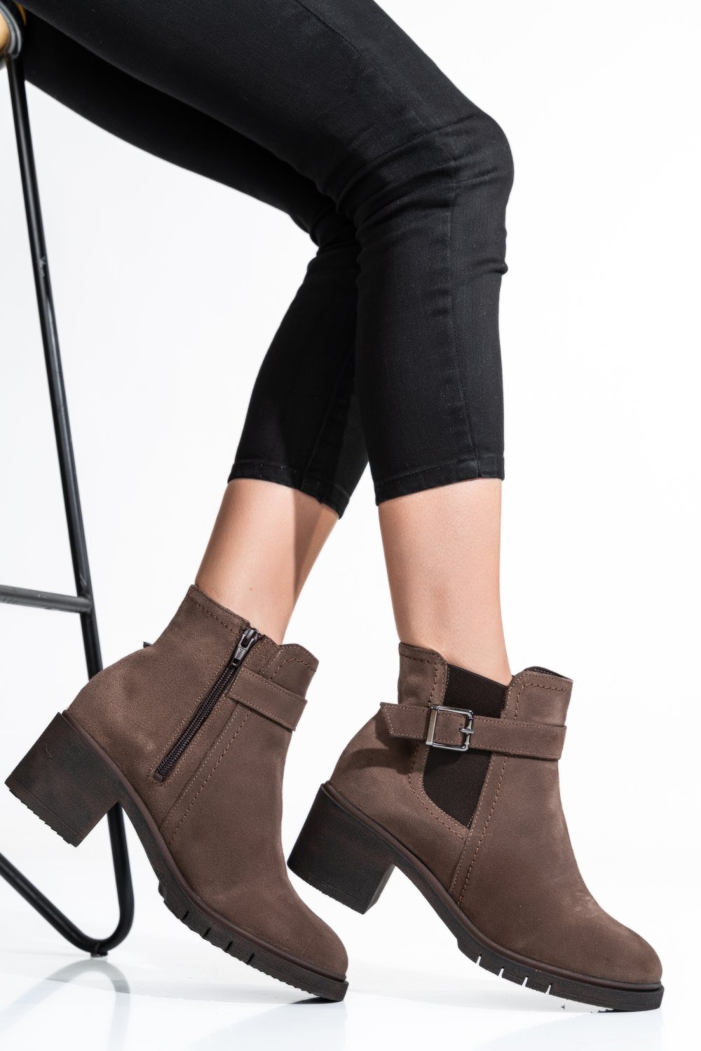 Bézs természetes bőr bakancs 2s7h32-025sp