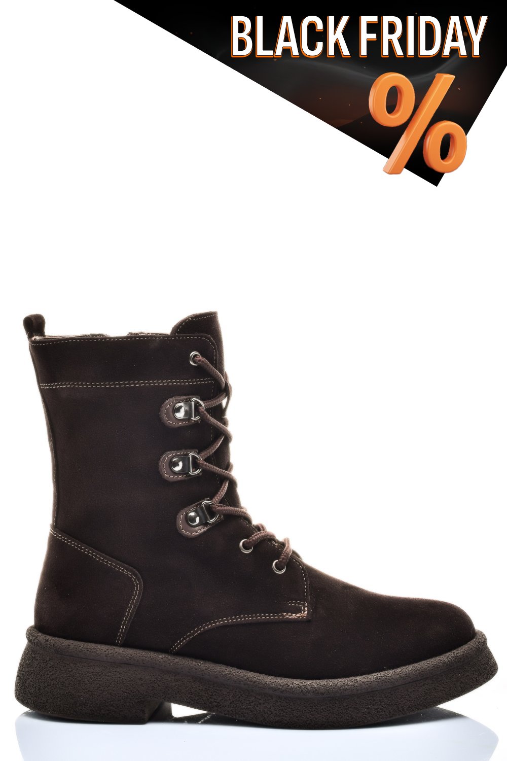 Barna természetes bőr bakancs 2s7h32-050sp