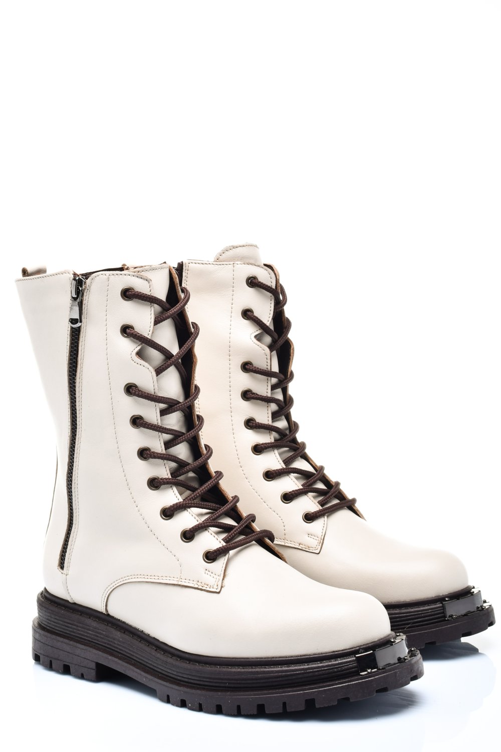 Bézs természetes bőr bakancs 2s7h32-036np