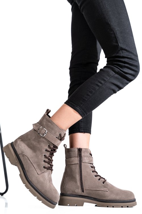 Barna természetes bőr bakancs 2s7h32-034sp