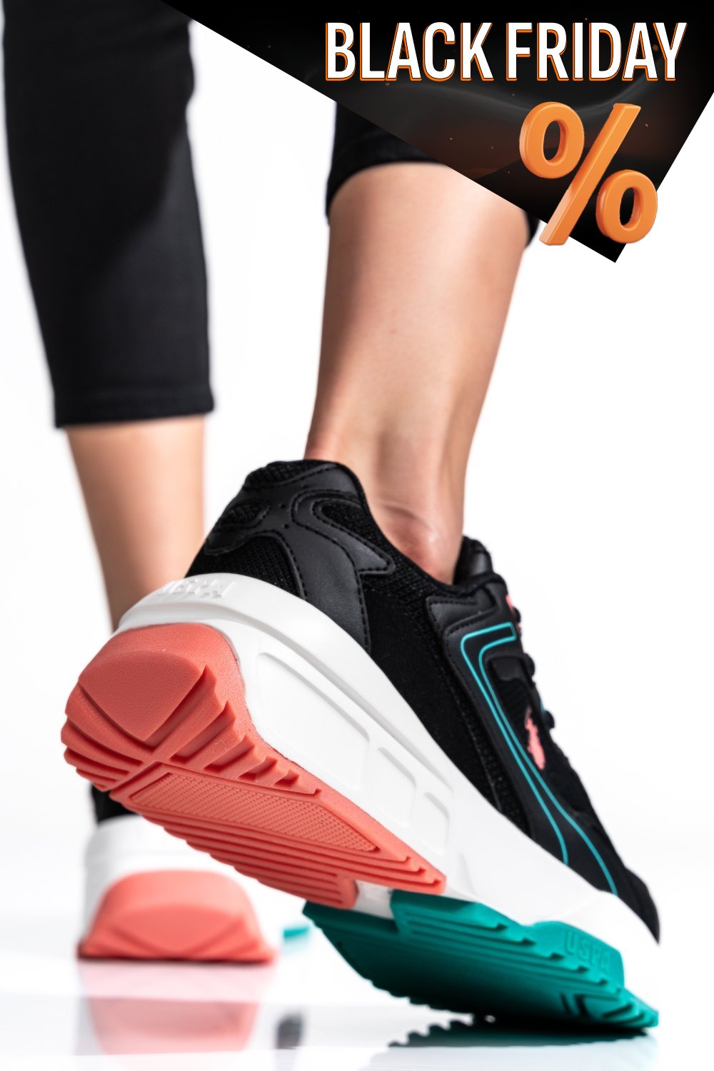 Us polo assn fekete sportcipők os7hrenda