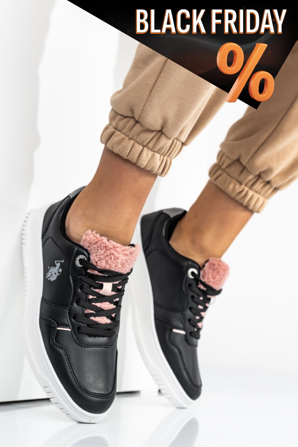 Us polo assn fekete sportcipők os7hnita