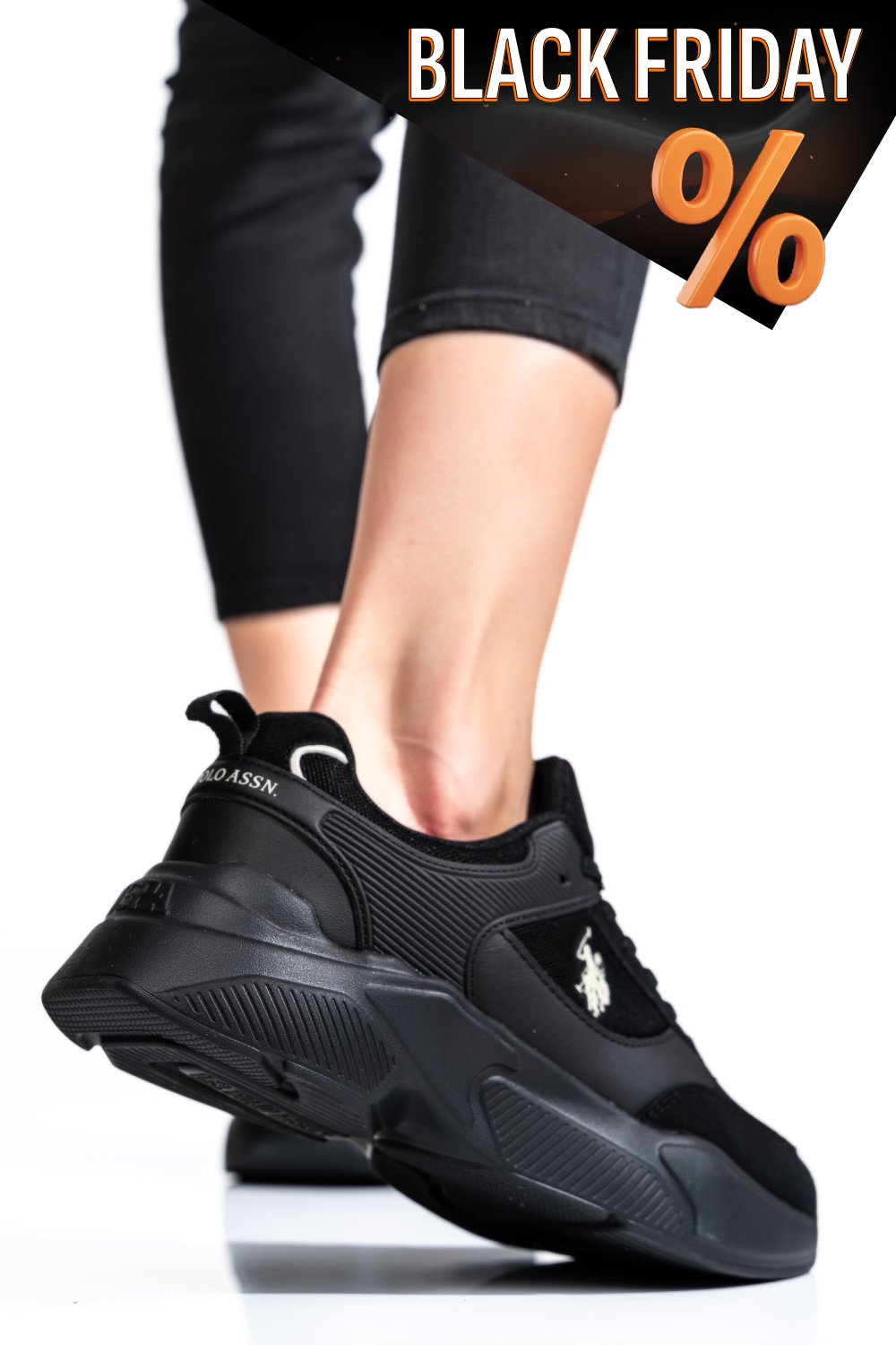 Us polo assn fekete sportcipők vs7hiolet