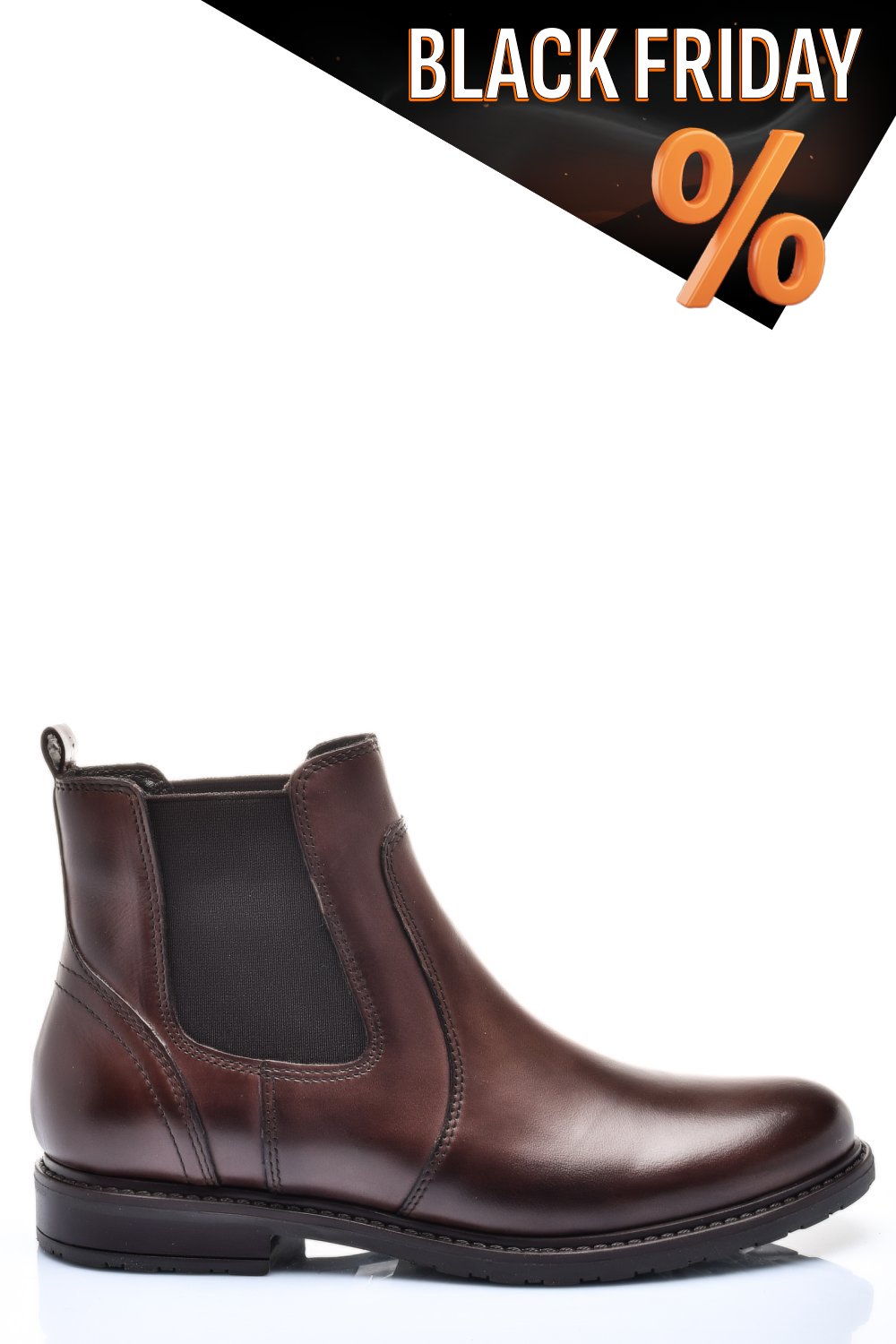 Barna természetes bőr bakancs 6s7h486