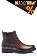 Barna természetes bőr bakancs 6s7h486