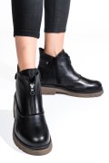 Fekete természetes bőr bakancs 2s7h32-035np
