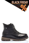 Fekete természetes bőr bakancs 2s7h32-035np