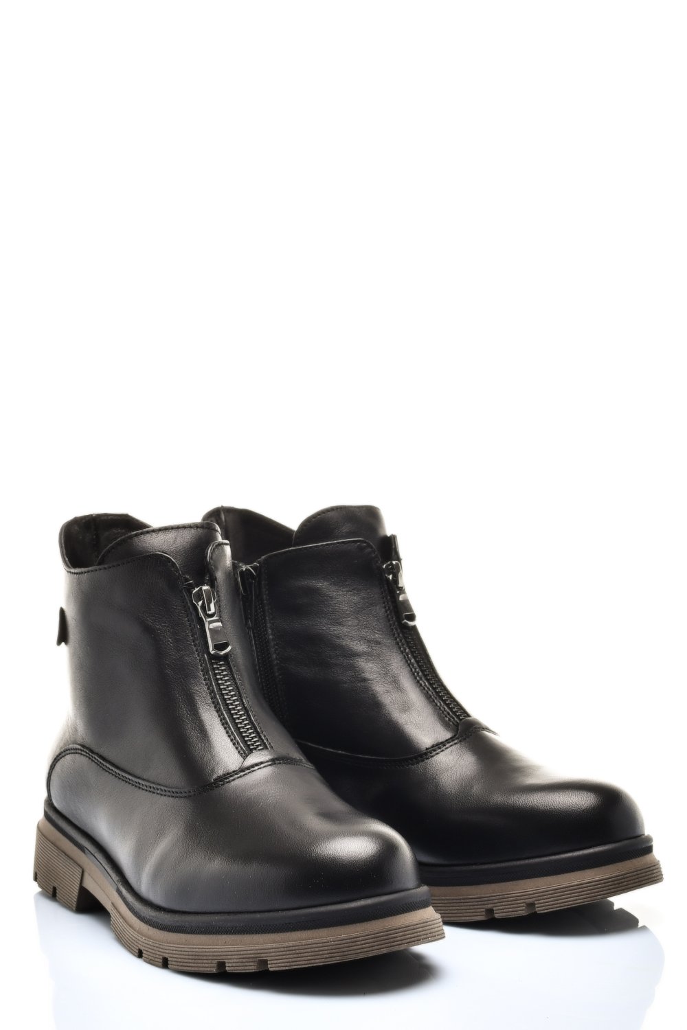 Fekete természetes bőr bakancs 2s7h32-035np