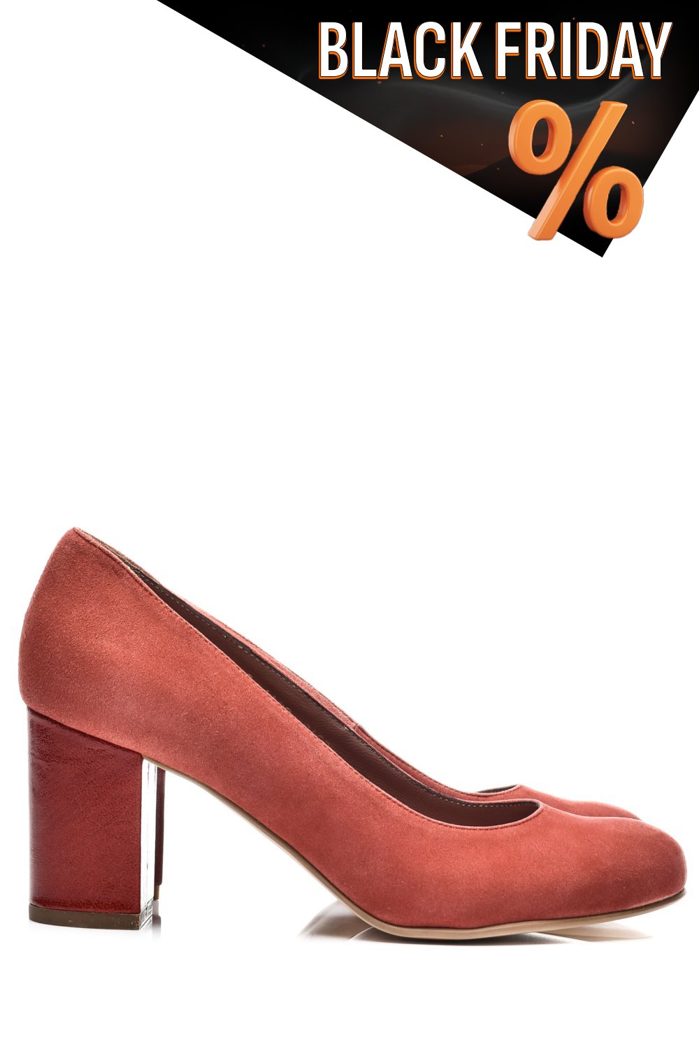 Rózsaszín természetes bőr magassarkú cipők 3s7h483