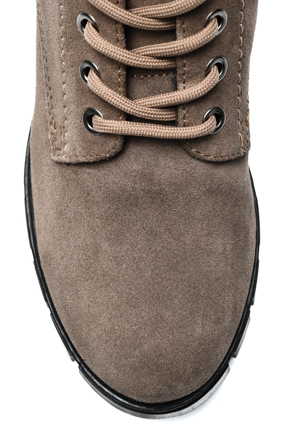 Barna természetes bőr bakancs vs7hb08-3201