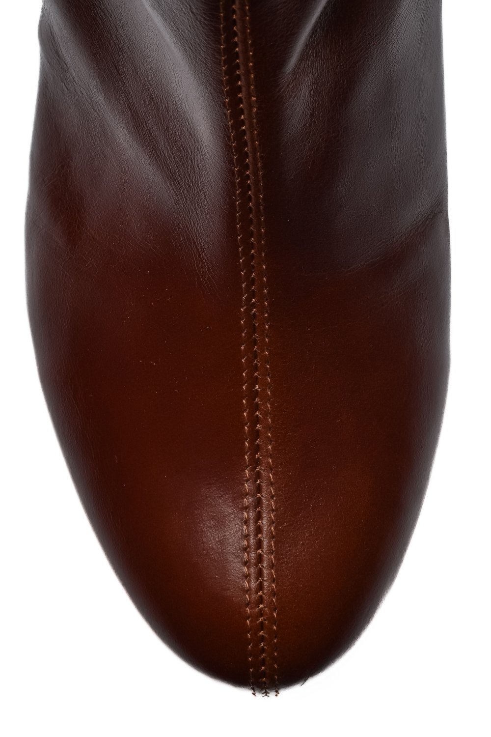 Barna természetes bőr bokacsizma 7s7h25