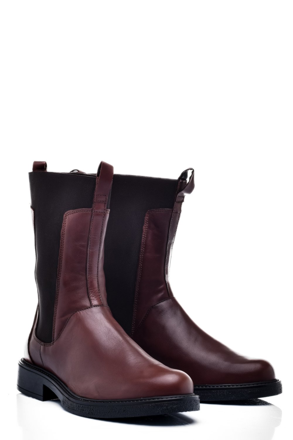 Barna természetes bőr bakancs 7s7h628