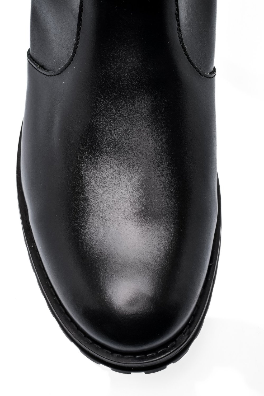 Fekete természetes bőr bakancs 0s7h2lib