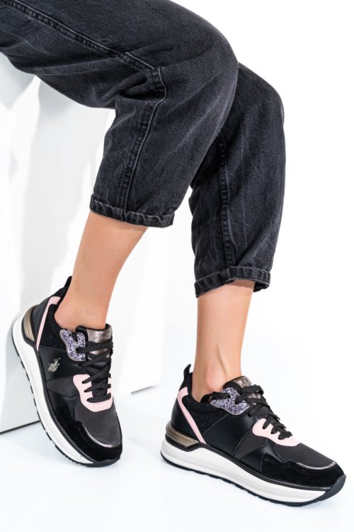 Us polo assn fekete sportcipők os7hphra006