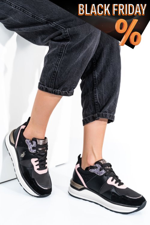 Us polo assn fekete sportcipők os7hphra006